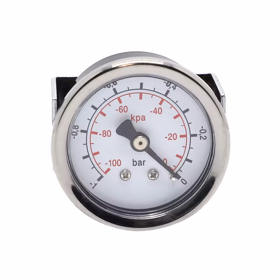 Vacuum Pressure Gauge for Vacuum Pump Medical System Electroplated Case